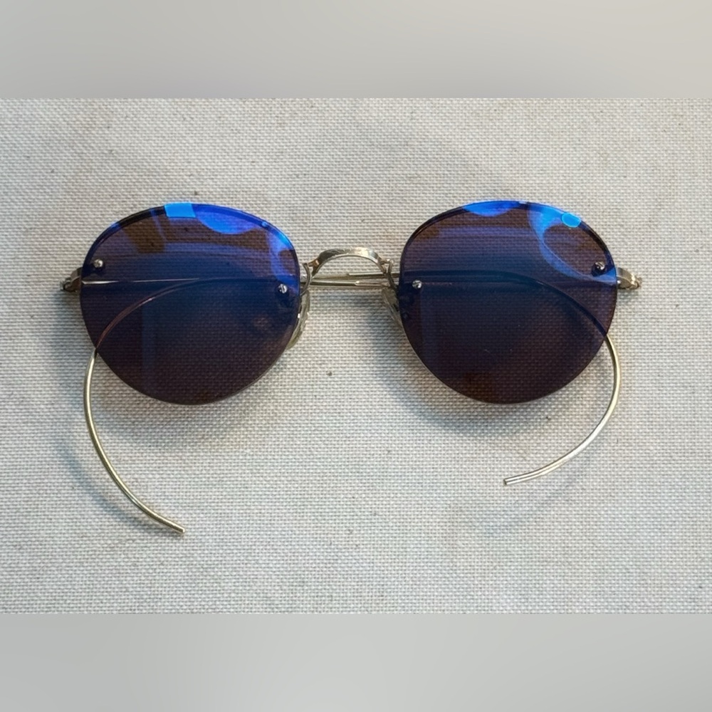 Artcraft Framless Sunglasses, Wrap Around Temples,